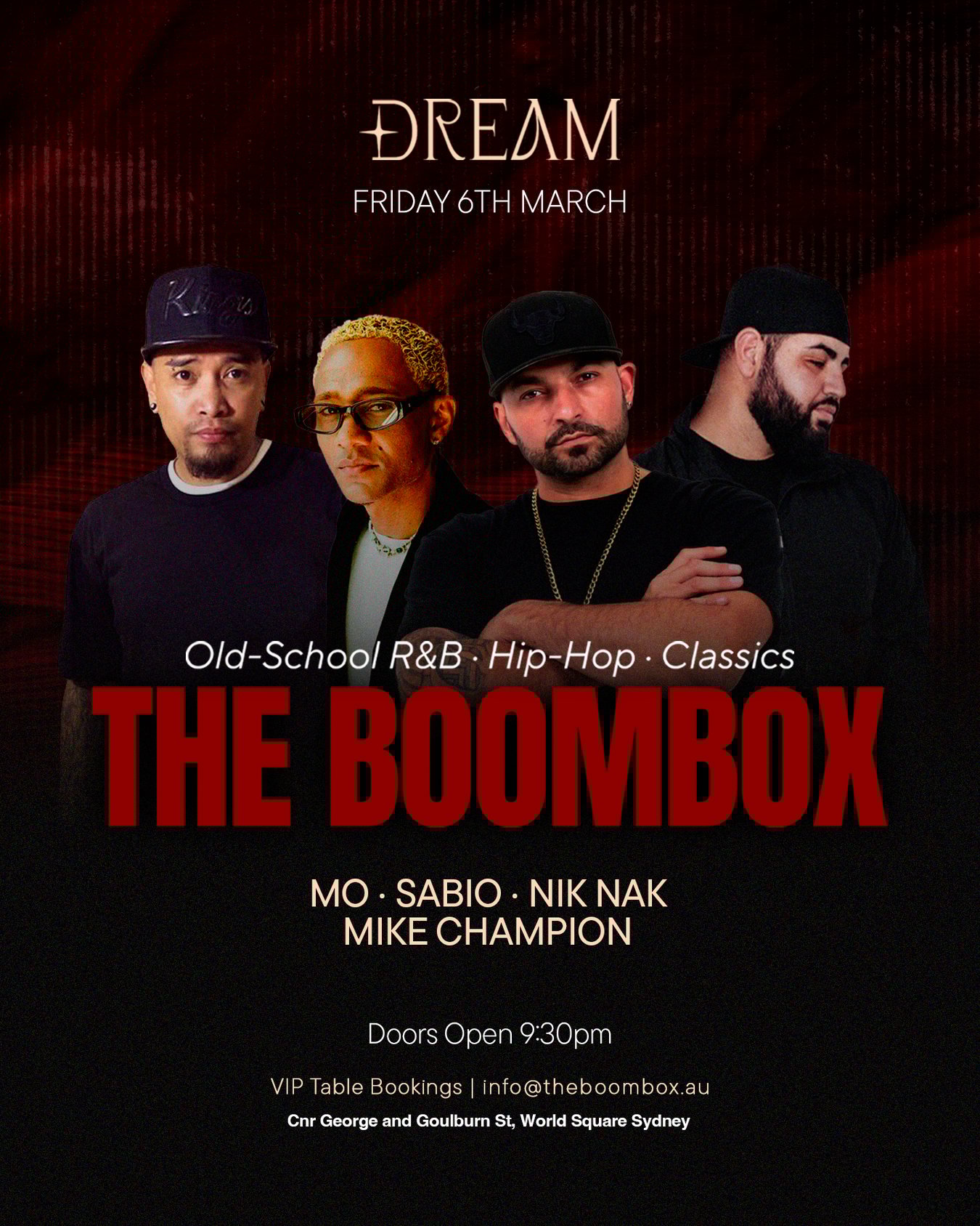 The Boombox @Dream - Friday