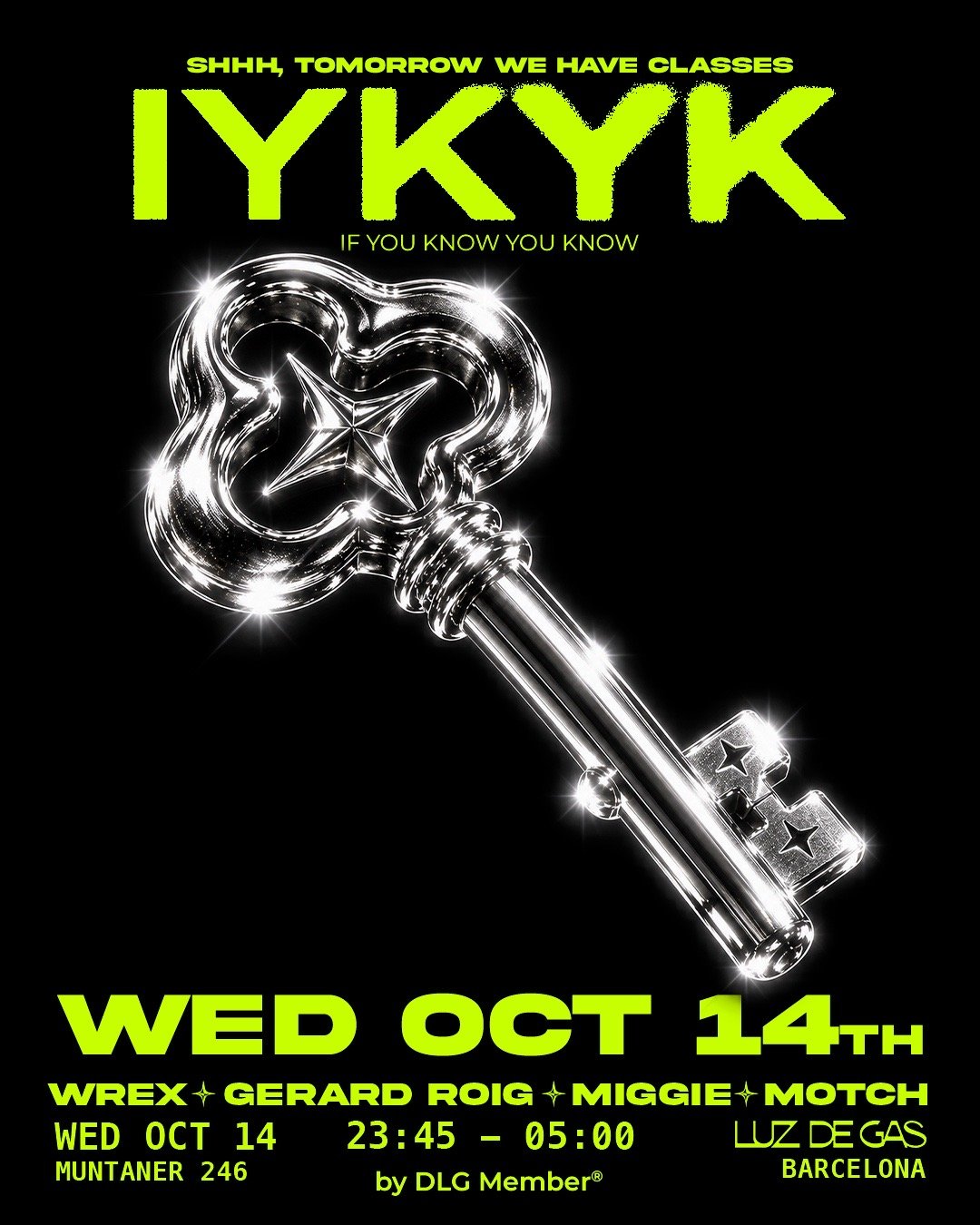 IYKYK | WEB OCT 14th