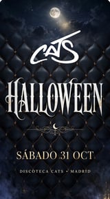 Cartel de CATS SABADO 31 Oct 🎃HALLOWEEN