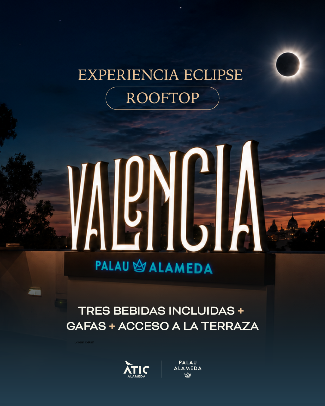 Experiencia Eclipse Solar · Rooftop