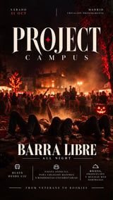Cartel de Halloween Project Campus