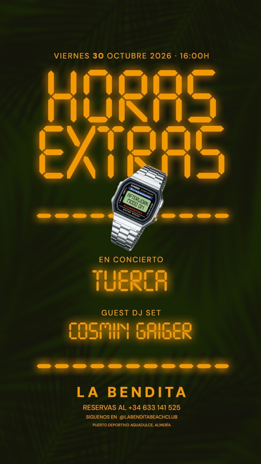 Cartel de HORAS EXTRA