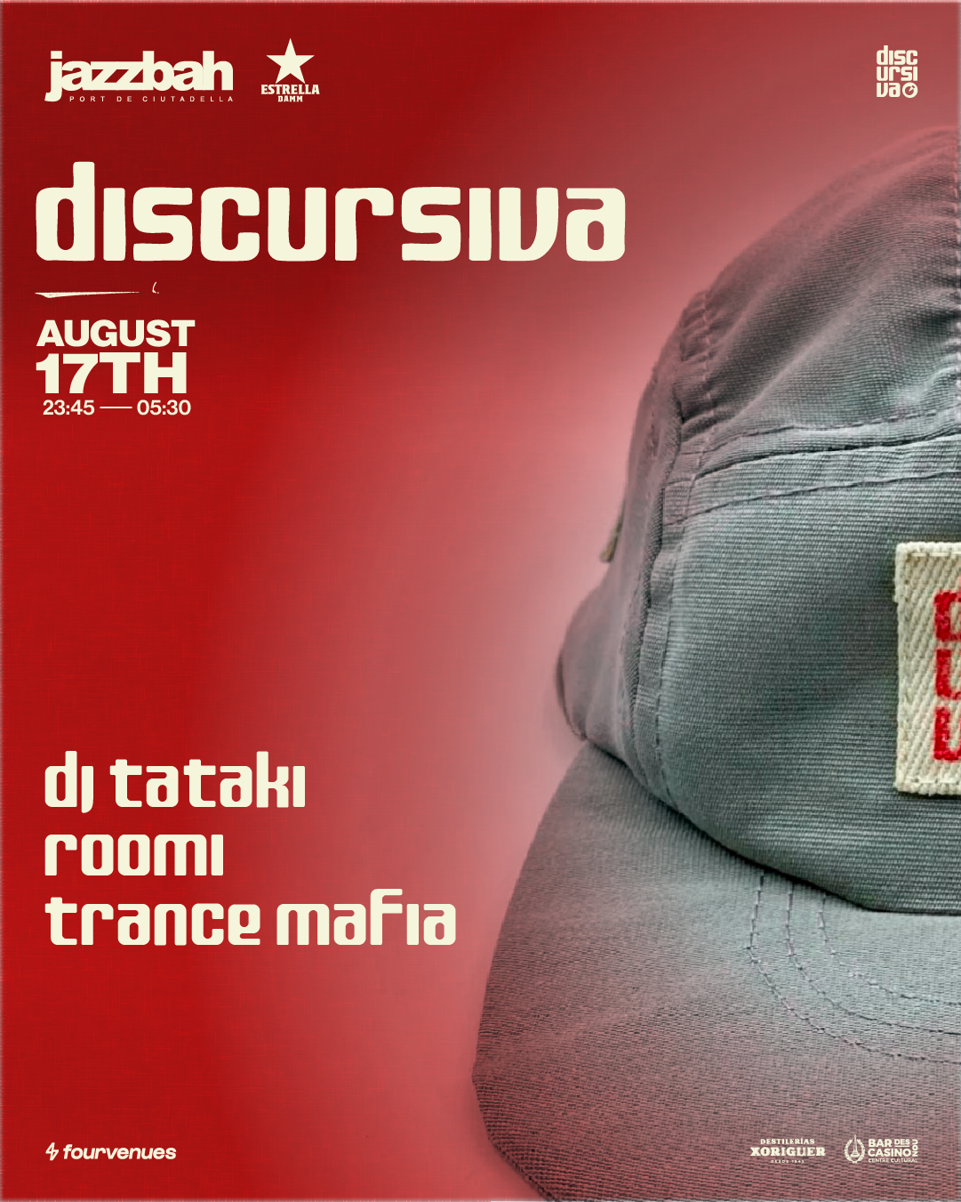DISCURSIVA a MENORCA — DL 17 AGOST (Jazzbah, Port de Ciutadella)