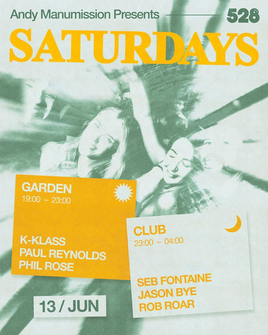Andy Manumission Presents Saturdays