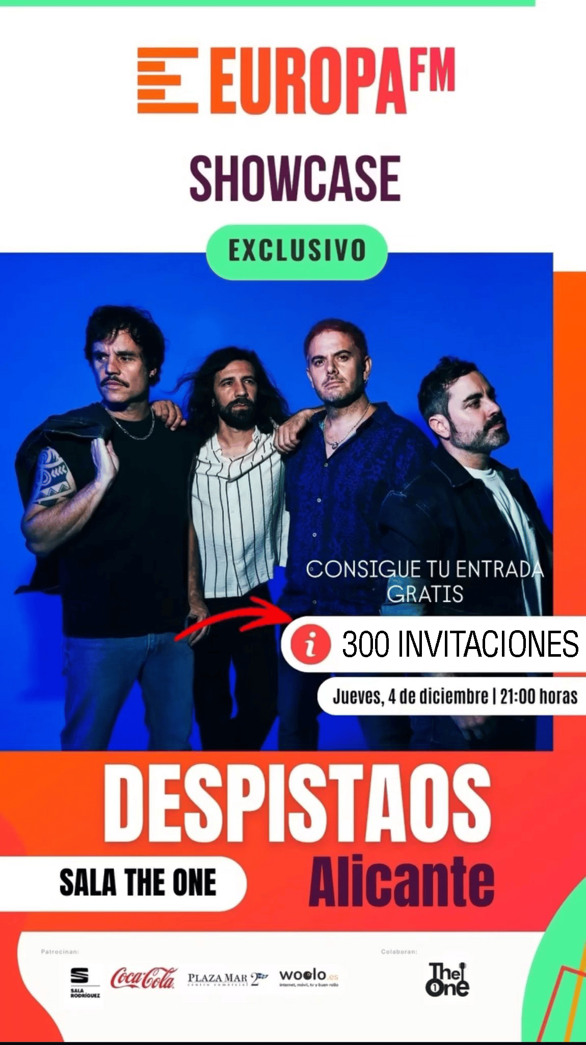 CONCIERTO DESPISTAOS X EUROPA FM