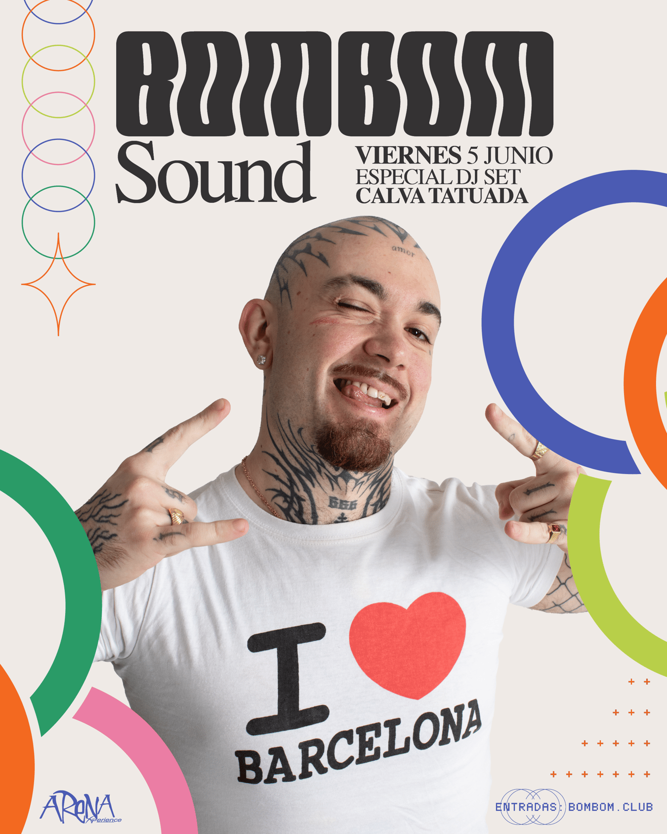 BOMBOM URBAN CLUB  - CALVA TATUADA DJ SET - Barcelona