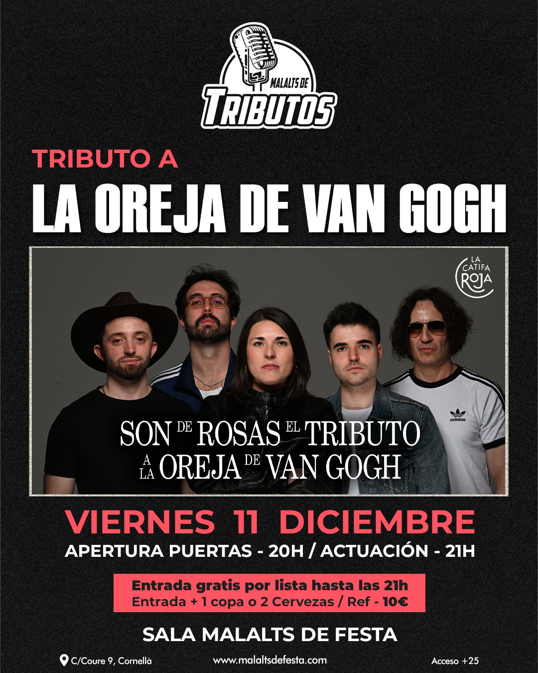 TRIBUTO OREJA DE VAN GOGH - SON DE ROSAS