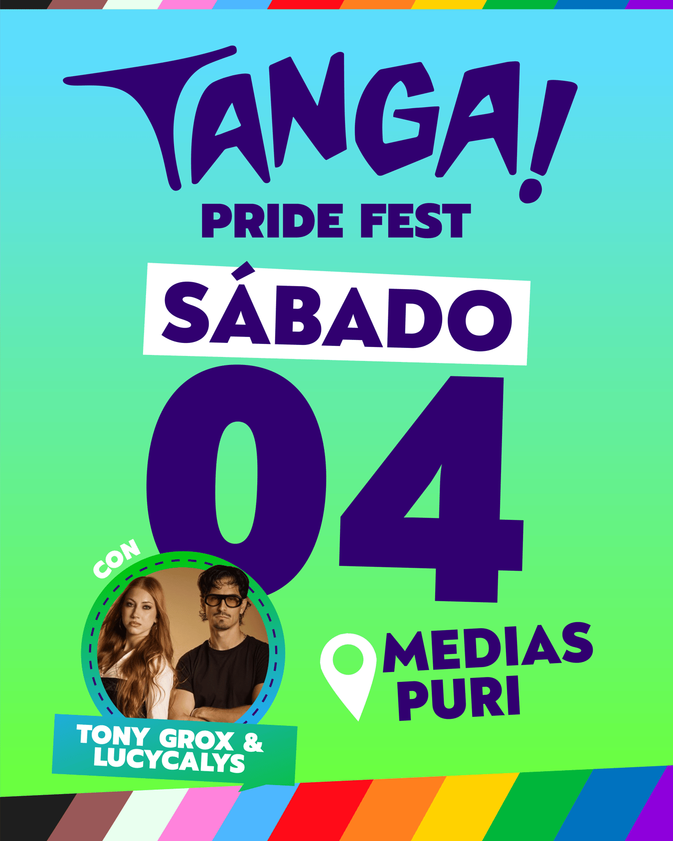 TANGA! PRIDE FEST en MEDIAS PURI con Tony Grox & LUCYCALYS