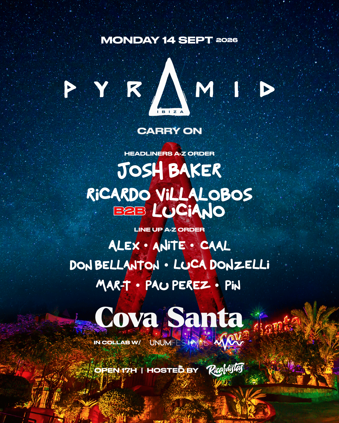 Cova Santa — PYRAMID CARRY ON