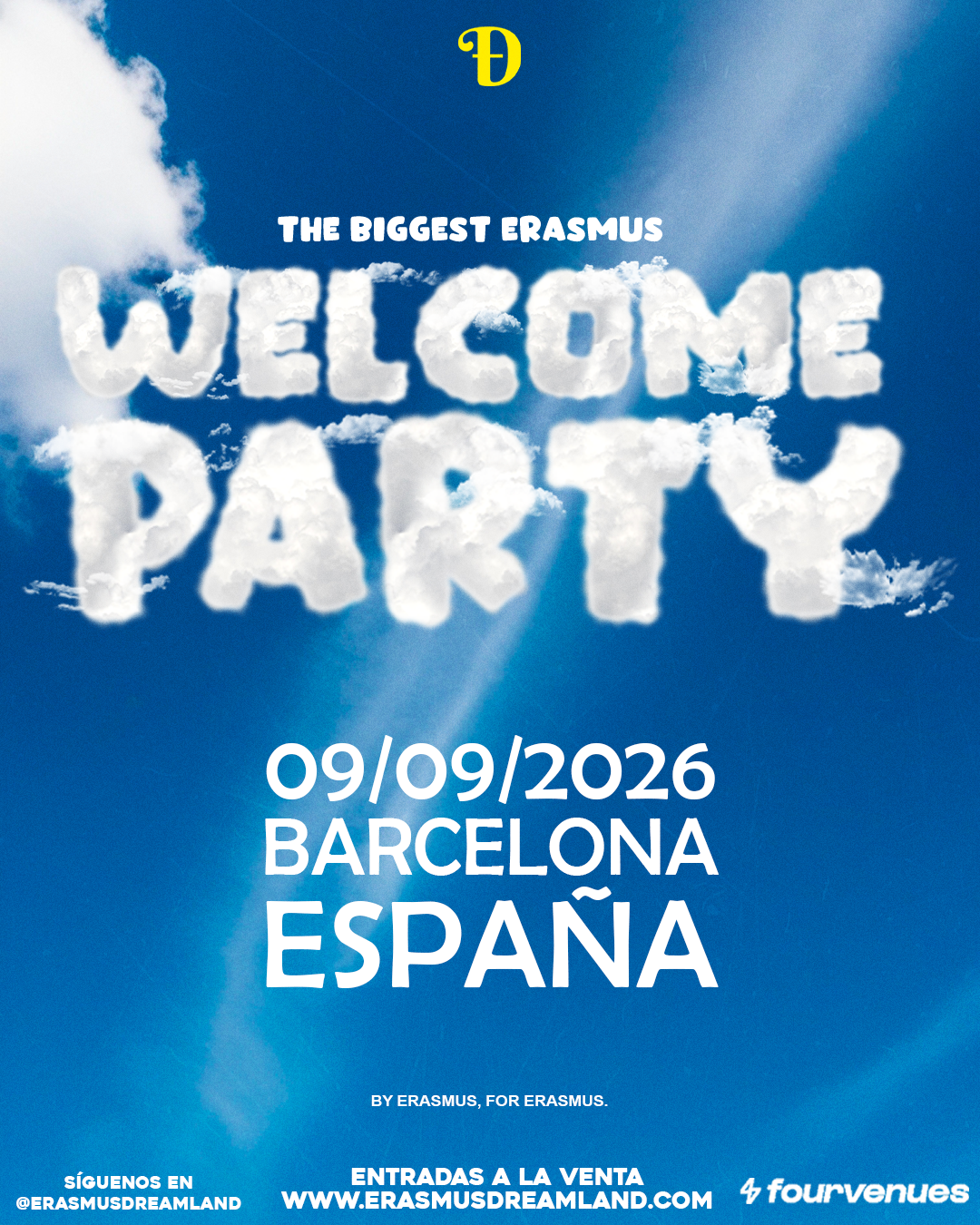 THE BIGGEST ERASMUS & SICUE WELCOME PARTY (BARCELONA | ESPAÑA)