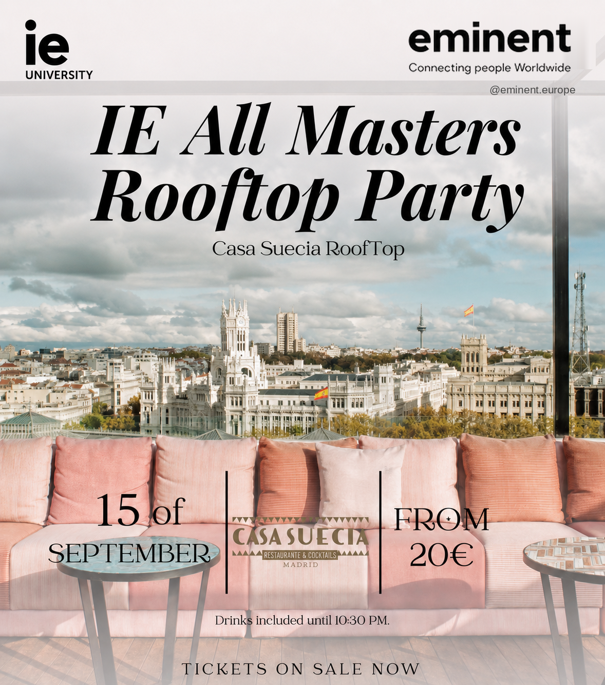 IE All Masters Rooftop Party