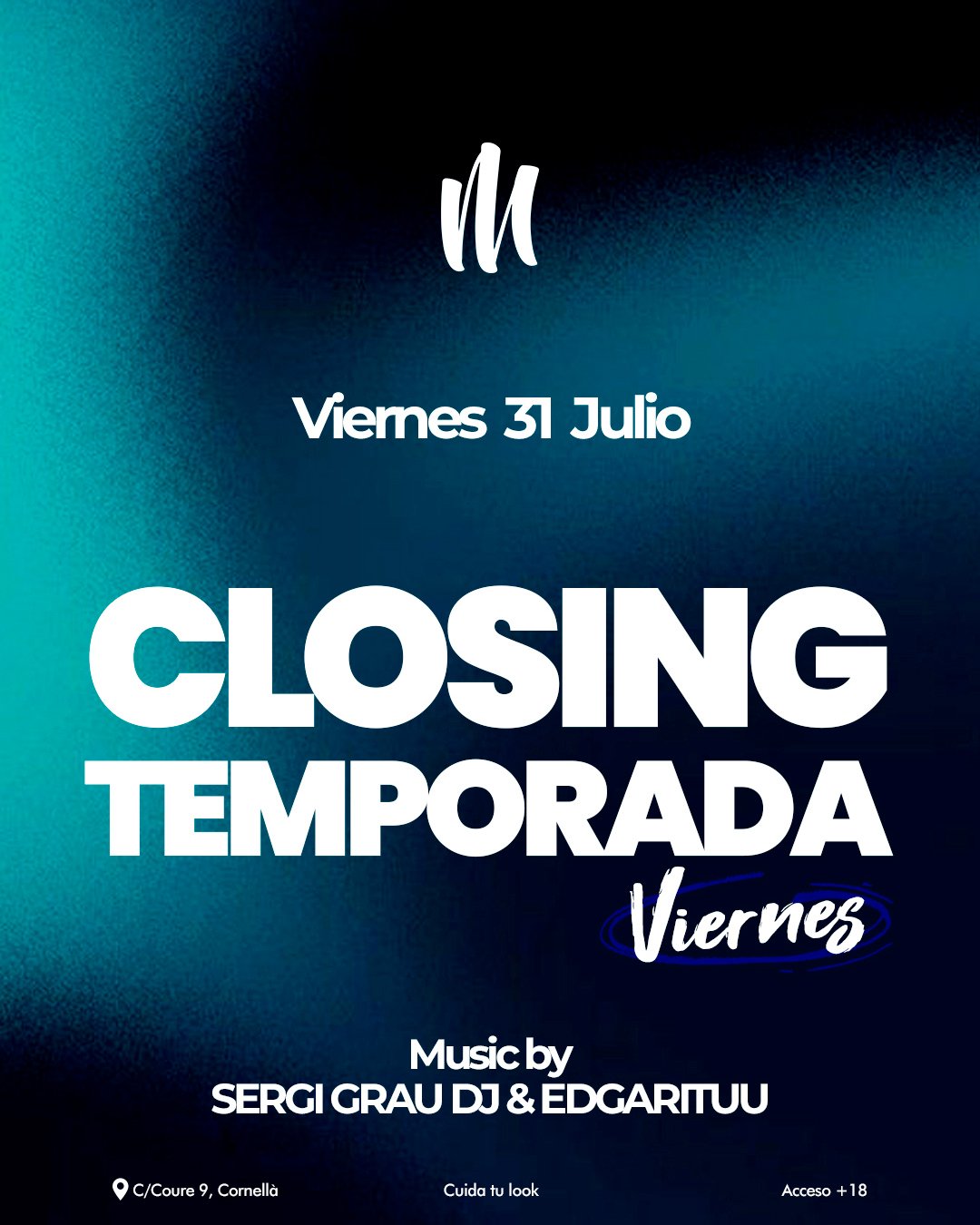 CLOSING TEMPORADA - VIERNES