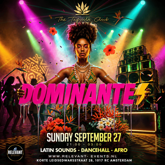 Dominate in The Tequila Club, Amsterdam