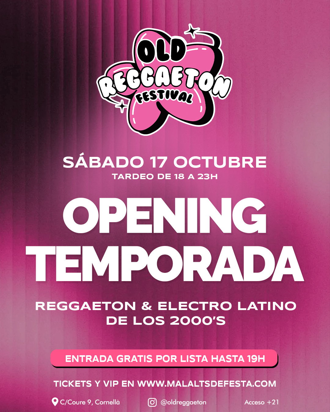 OLD REGGAETON - OPENING TEMPORADA
