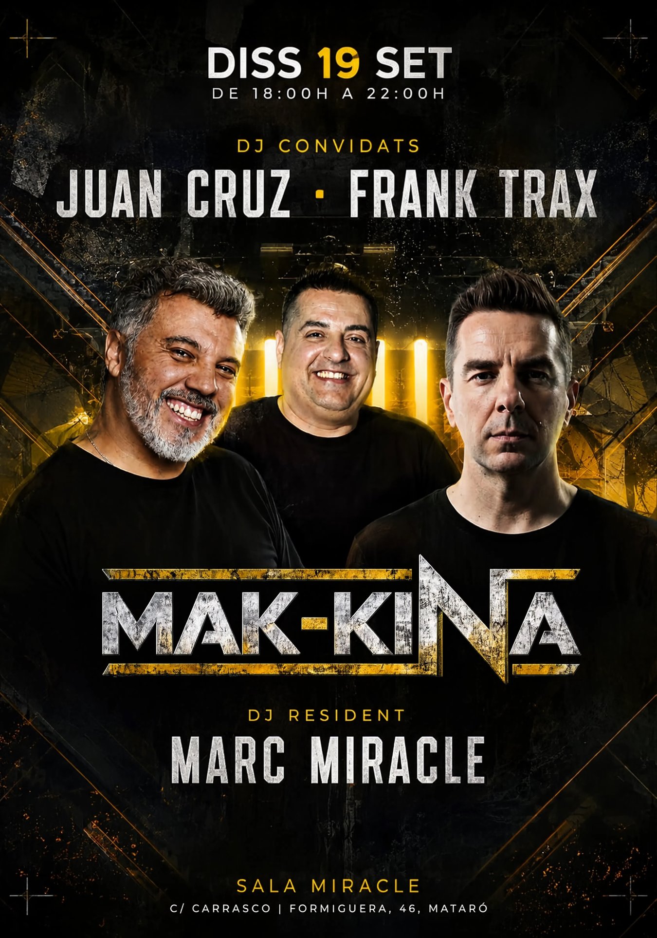 DISSABTE 19 - TARDEO MAK-KINA