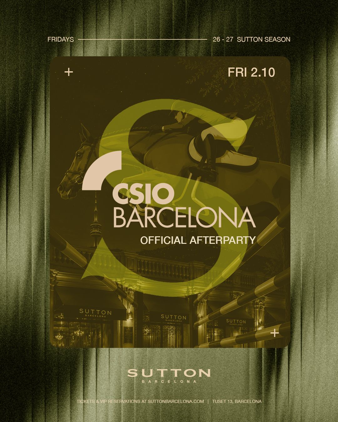 Fridays at Sutton | CSIO Afterparty