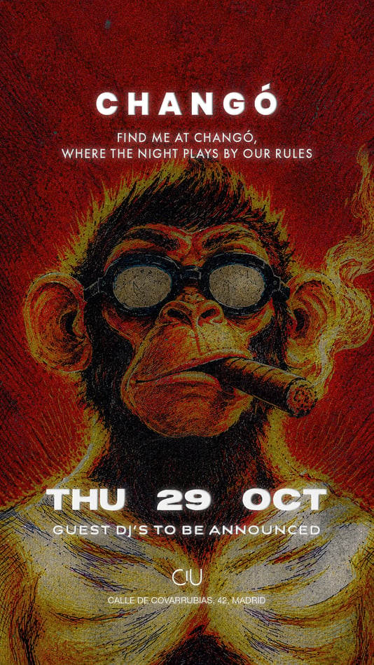 Cartel de Chango en Chango