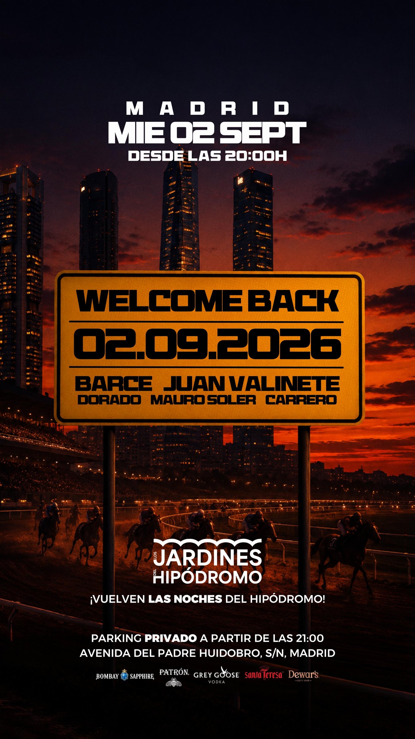 WE ARE BACK MADRID Los Jardines del Hipodromo