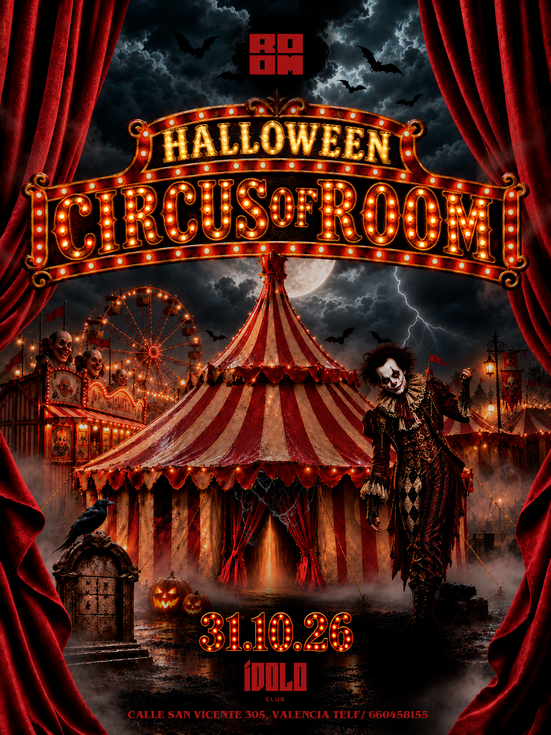 CIRCUS OF ROOM - HALLOWEEN