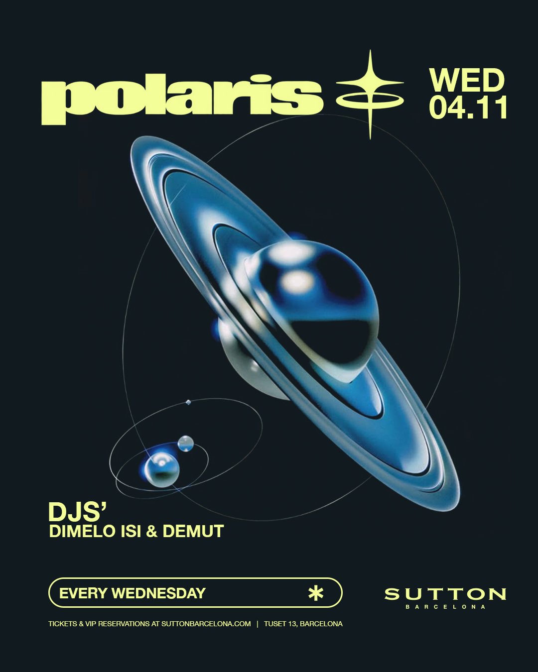 Bild zu POLARIS Wednesdays in Sutton Barcelona.