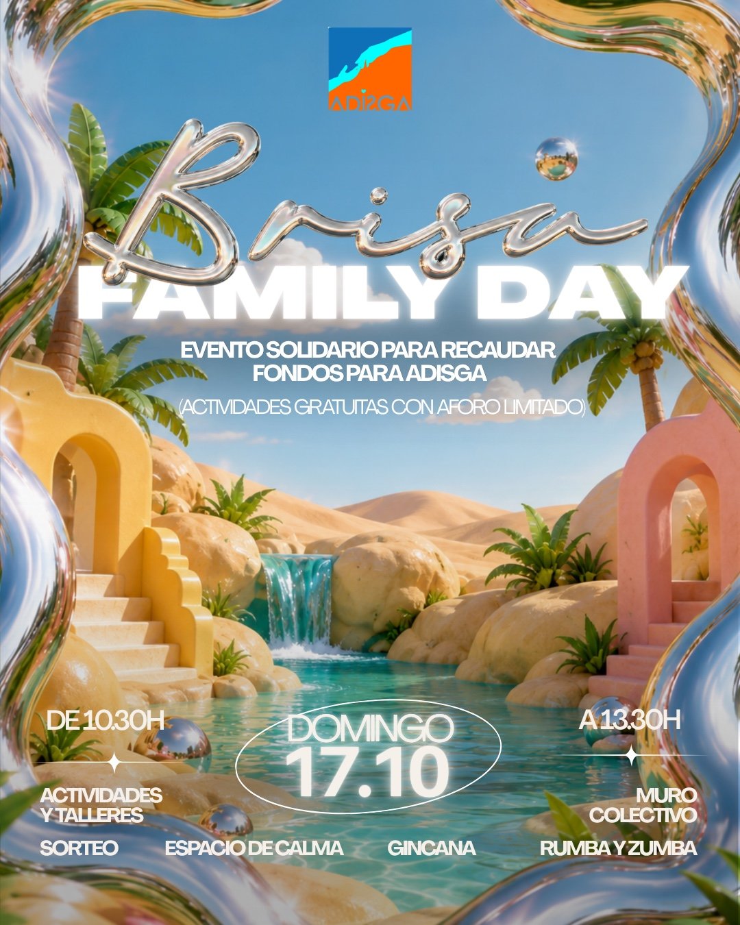 Jornada familiar organitzada en col·laboració amb ADISGA 💙🧡