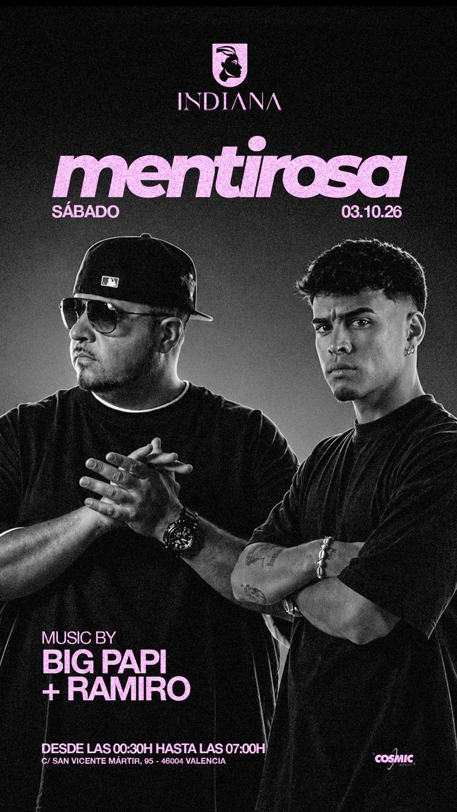MENTIROSA INTERNATIONAL - SÁBADOS DE INDIANA