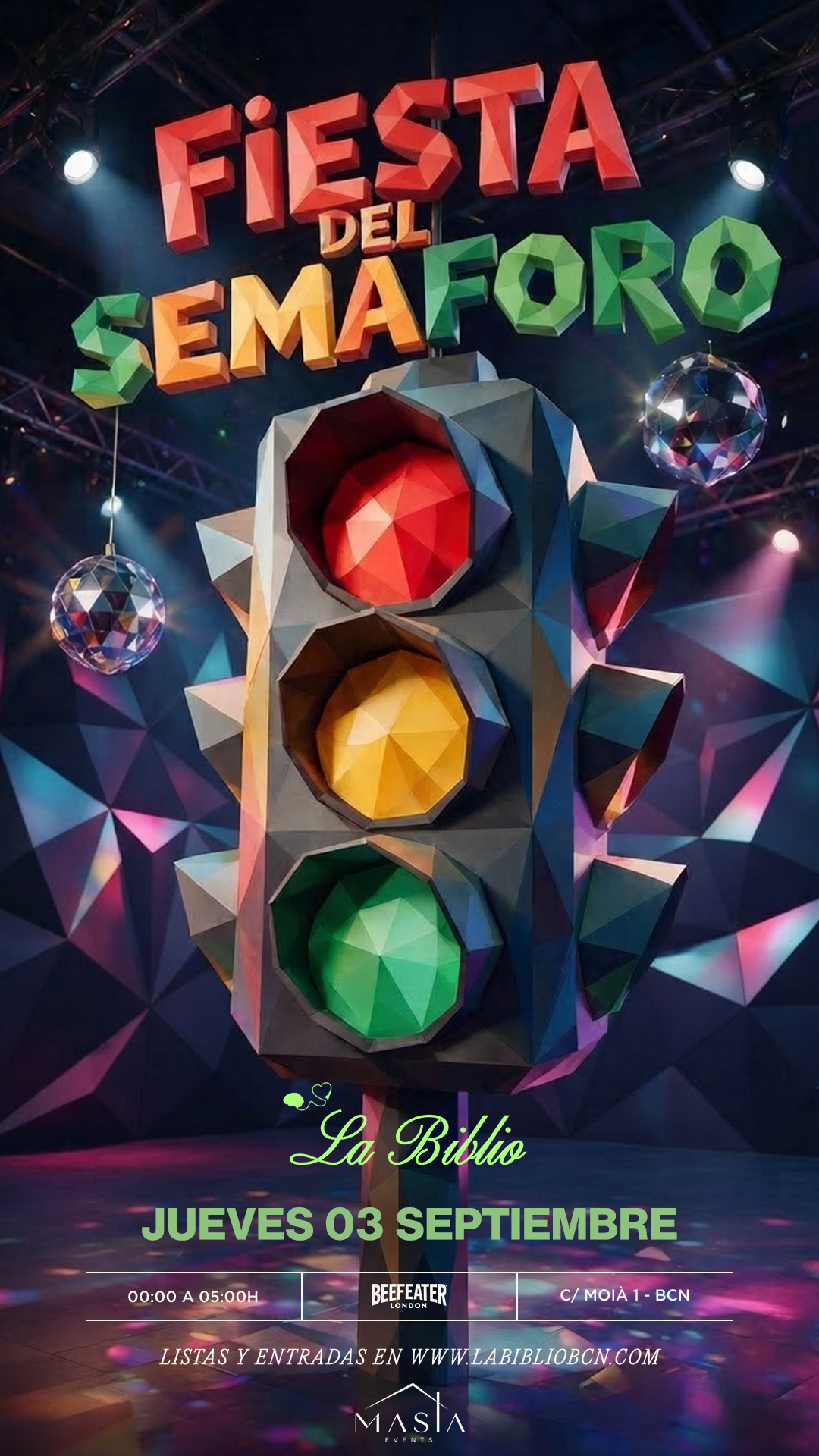 Jueves de LA BIBLIO - MASIA + FIESTA SEMAFORO