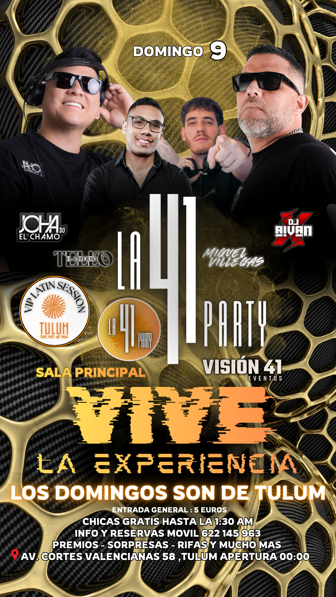 VIP LATIN SESION - (TULUM ROOM 2)