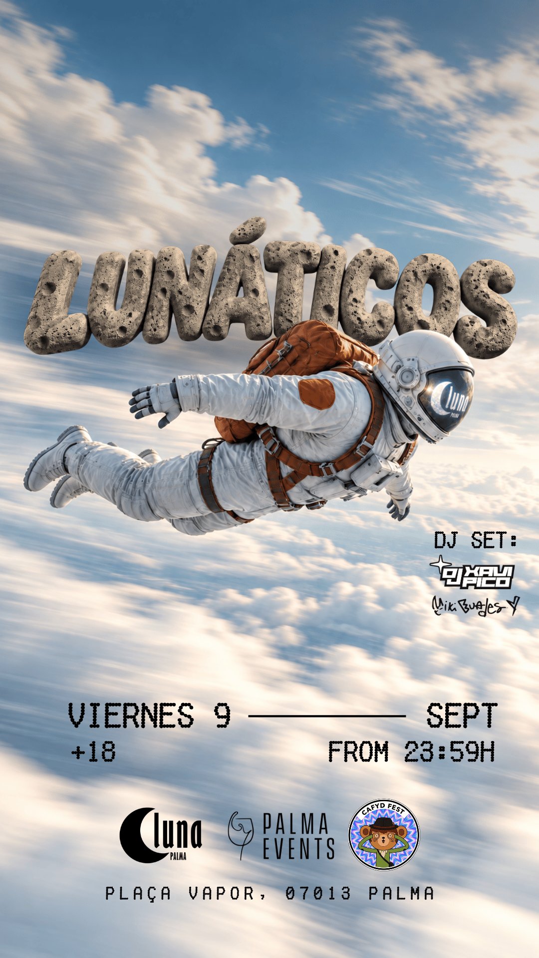 Lunáticos By Palma Events & CafydFest – Luna