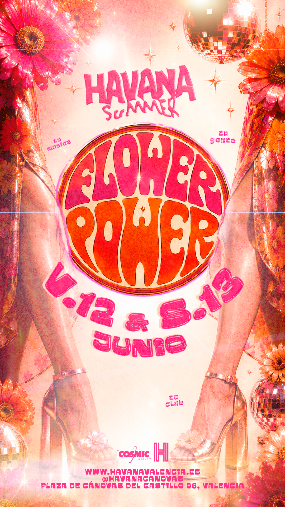 FLOWER POWER - VIERNES NOCHE
