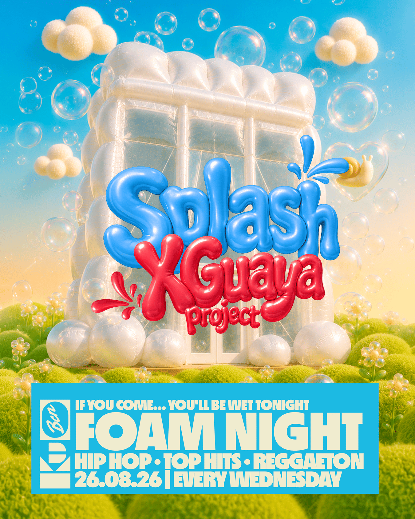 FOAM NIGHT SPLASH X GUAYA PROJECT
