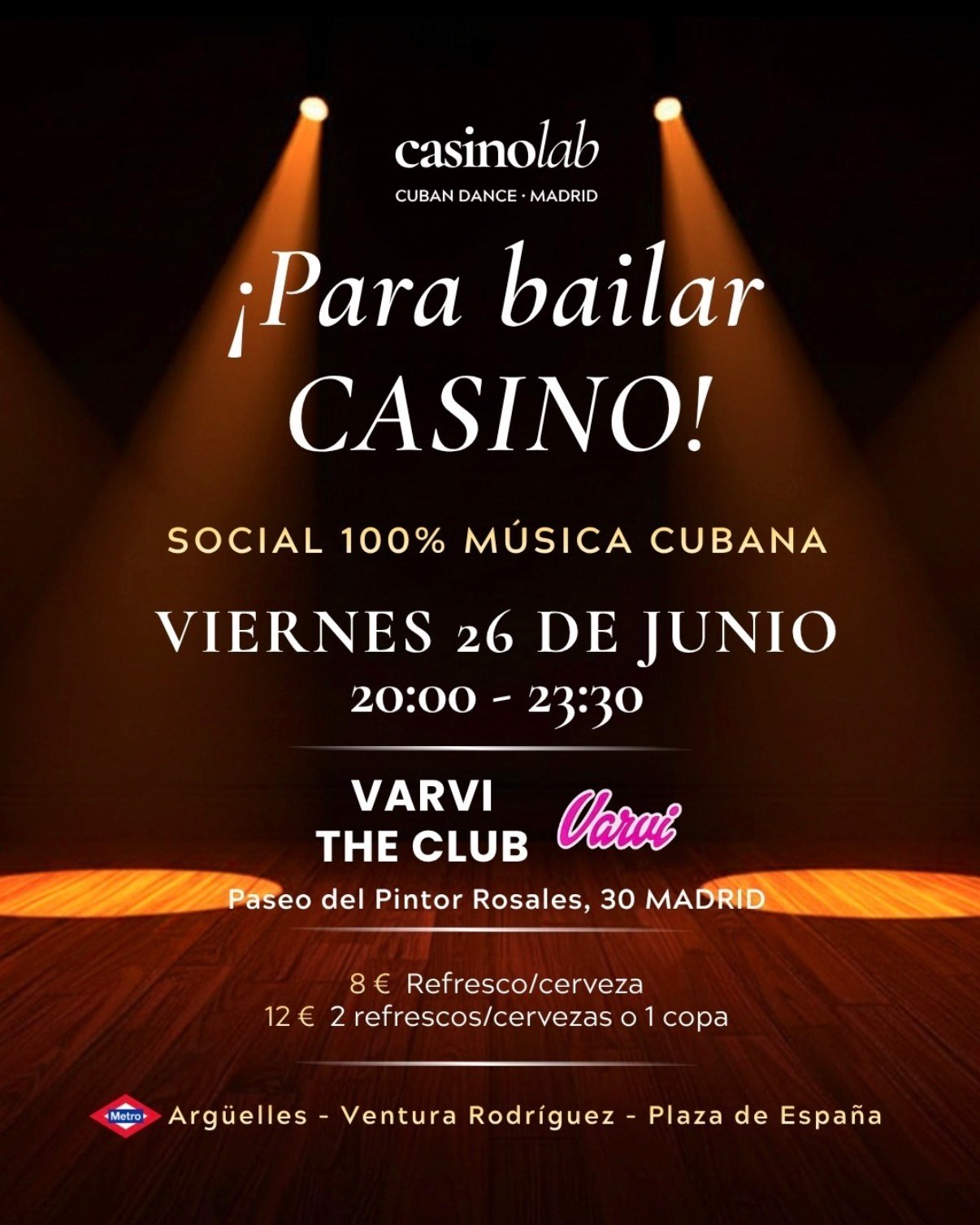 ¡PARA BAILAR CASINO!