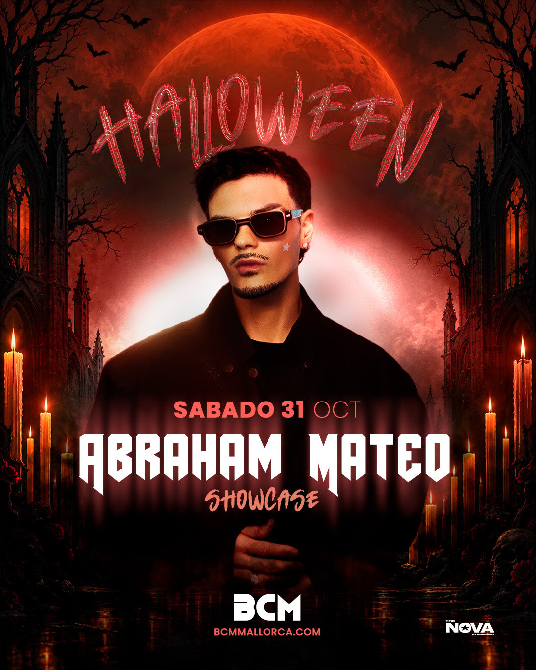 Octubre 31 - ABRAHAM MATEO - HALLOWEEN - BCM Mallorca