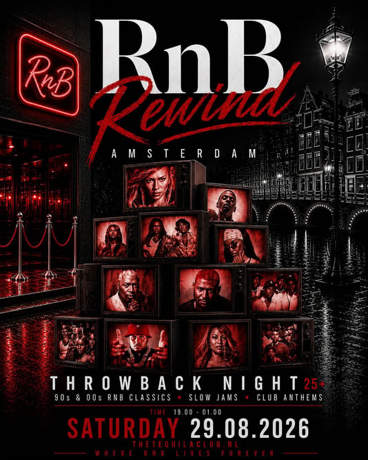 RNB Rewind in The Tequila Club, Amsterdam