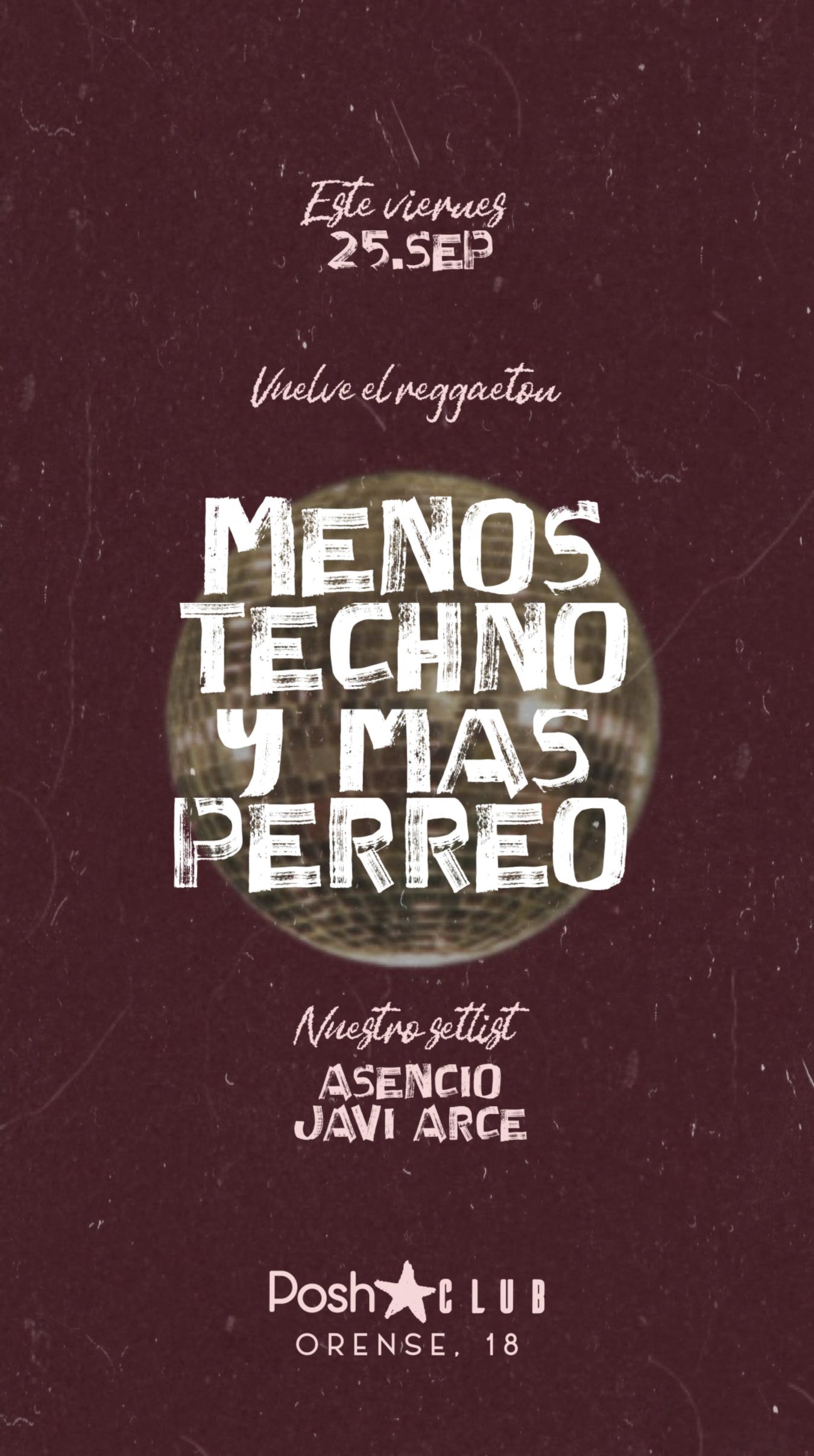Reggaeton Party Viernes Posh ⭐️
