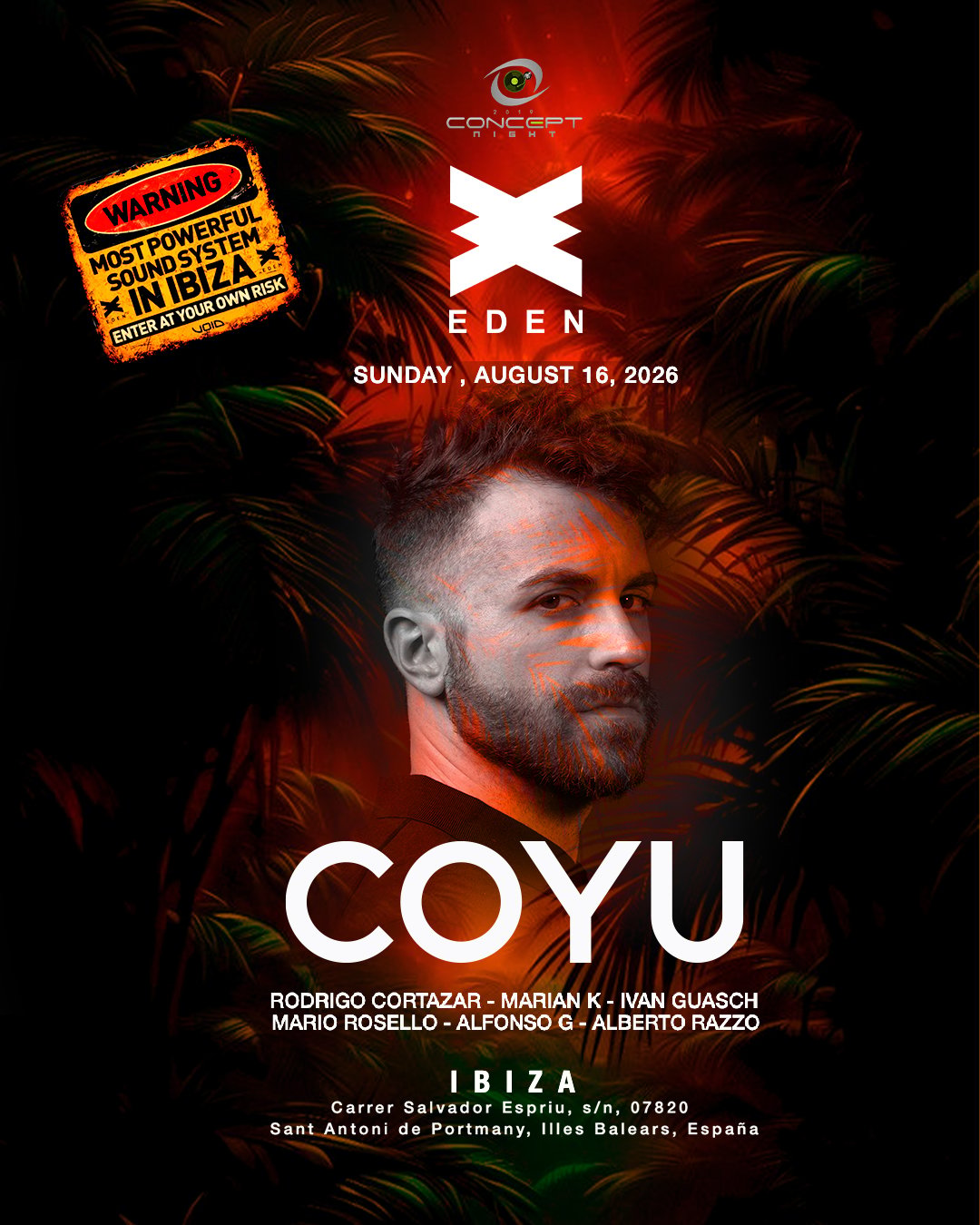 Eden — CONCEPT NIGHT: COYU (ROOM 2)