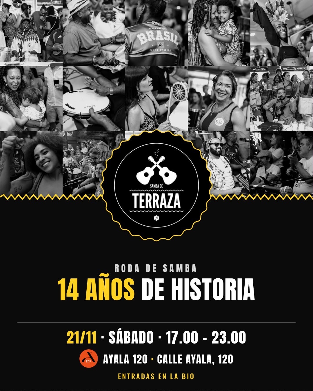 Cartel de Roda de Samba