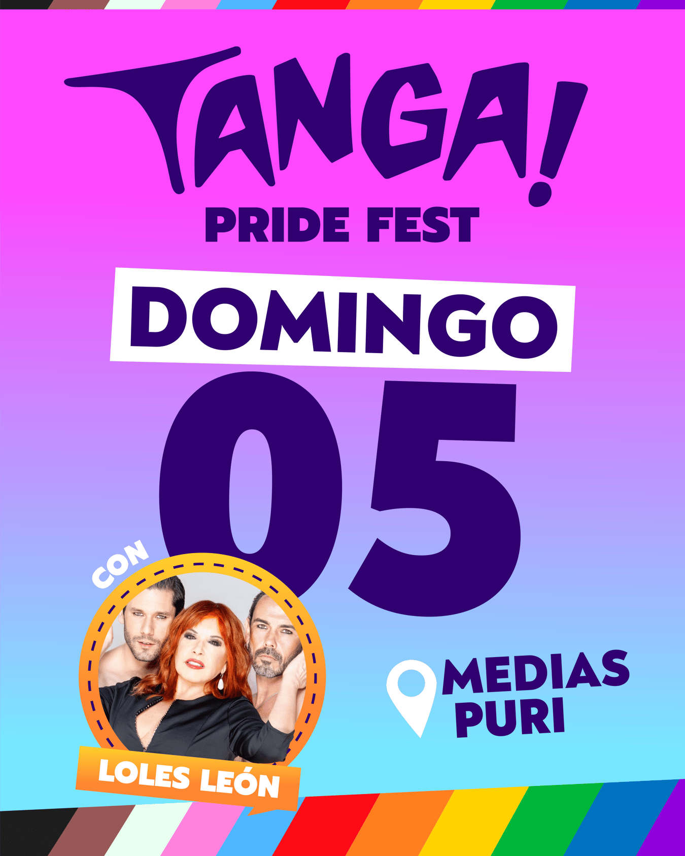 TANGA! PRIDE FEST en MEDIAS PURI con LOLES LEÓN