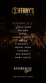 Cartel de FRIDAY'S at Tiffany's The Club
