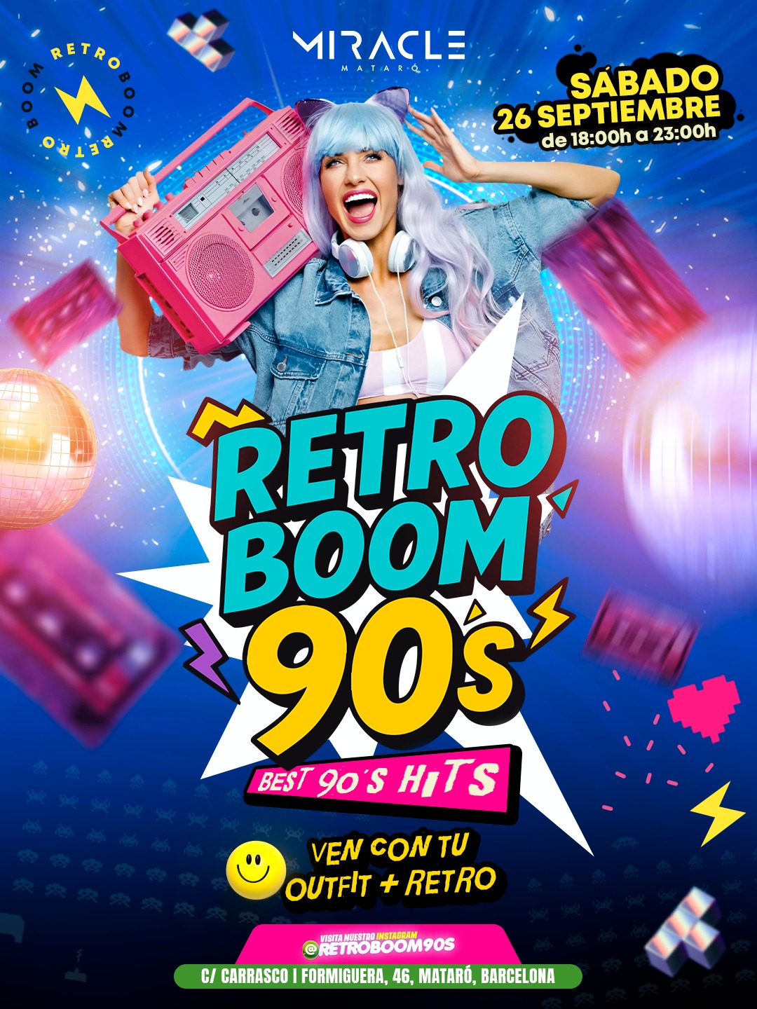 DISSABTE 26 - TARDEO RETRO BOOM 90s