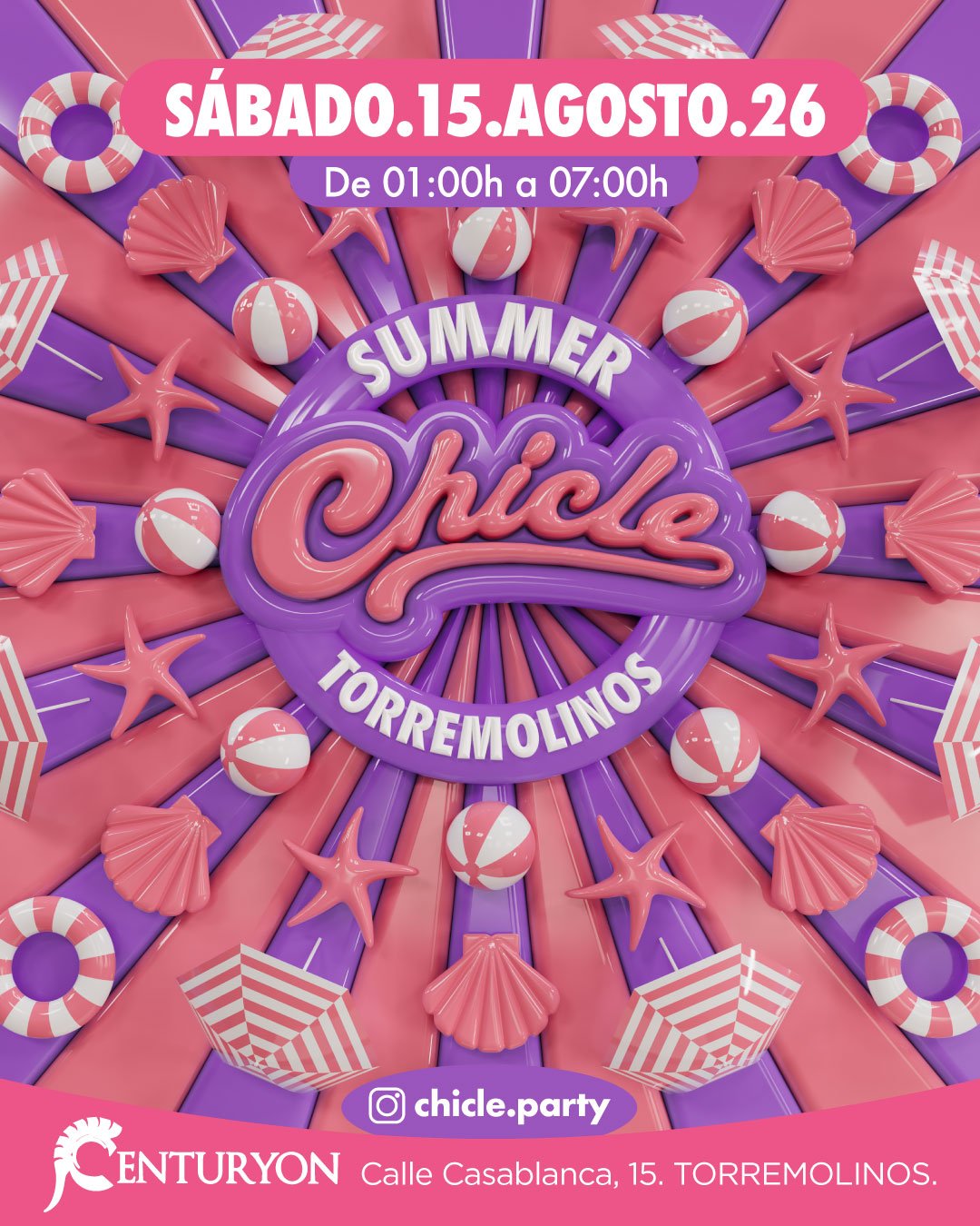 CHICLE 15 DE AGOSTO • Torremolinos