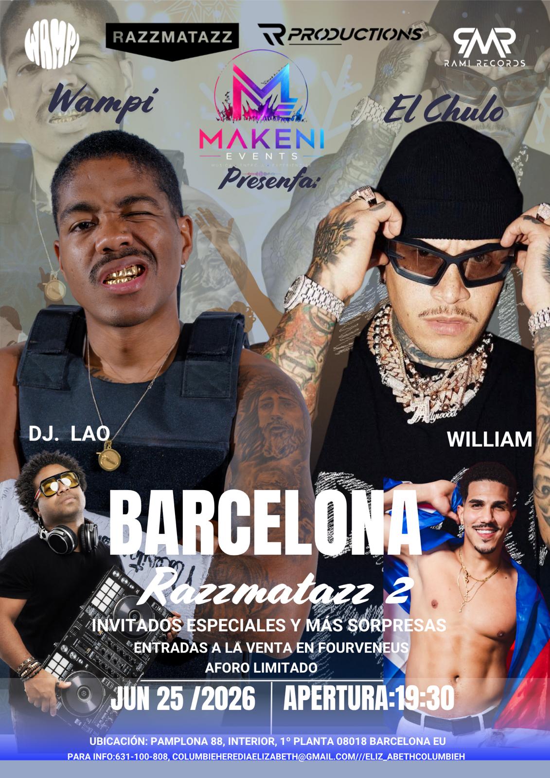 Wampi & El Chulo: Razzmatazz Exclusive”