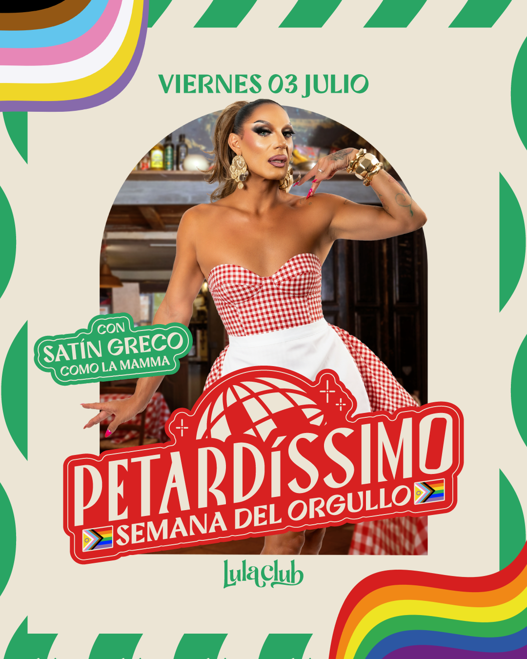 PETARDÍSSIMO - Madrid - Un tardeo alla italiana con SATIN GRECO